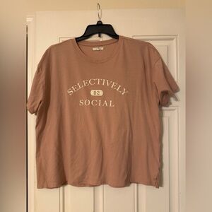 Maurices Tan Graphic Tee